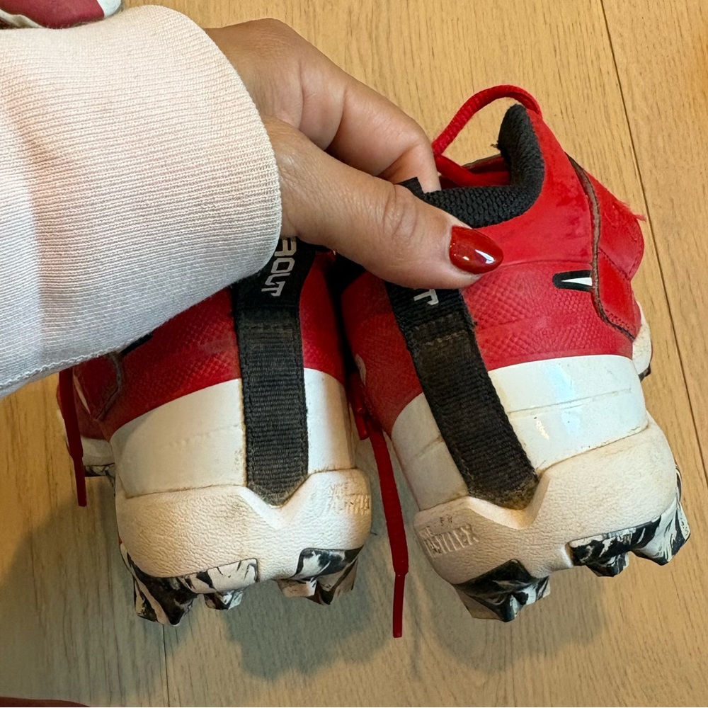 Nike Red, White and Black Troce Turf Cleats - Picture 4 of 6